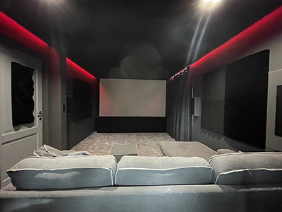 Conception de salle cinéma sur mesure