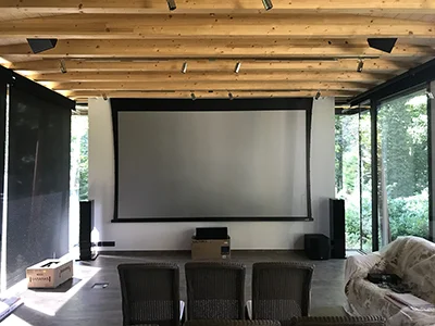 Salle cinéma pour projection de films